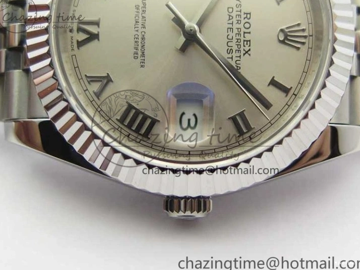 MiroTime 0112 Snug DateJust 41mm 126334 SS BP Maker 1:1 Best Edition New Version Silver Roman Dial on Jubilee Bracelet 3032